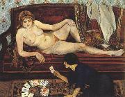 Suzanne Valadon Future Unveiled or The Fortune Teller (mk39) oil